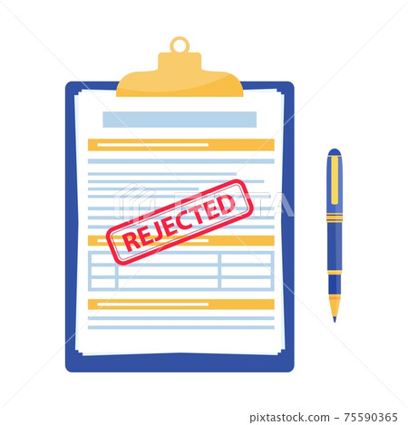 Clipboard with document, Clipboard with document, 75590365