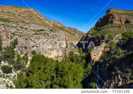 Canyon de Almadenes near Cieza in the Murcia region of Spain 75591106