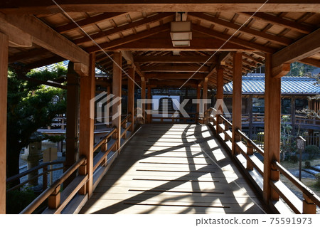 Saikyoji Temple in winter Saikyoji Temple in winter 75591973