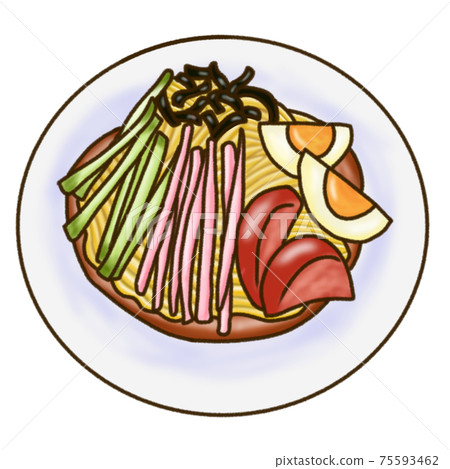 chilled Chinese noodles  75593462