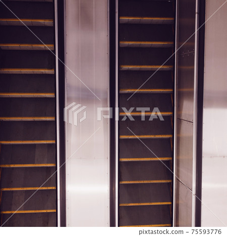 Modern electronic escalator Modern electronic escalator 75593776