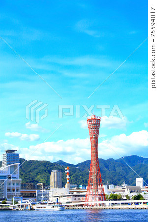 神戶市,神戶港塔及其周圍的風景 神戶市,神戶港塔及其周圍的風景 75594017