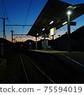 日落後幾分鐘看某個車站的景色 75594019