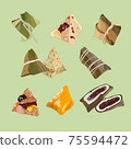 Many kinds of hand-made eastern Chinese people, Dragon Boat Festival. 75594472