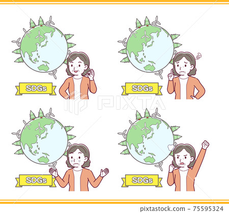 Illustration of SDGs 75595324