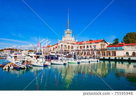 Sochi port and marina, Russia Sochi port and marina, Russia 75595948