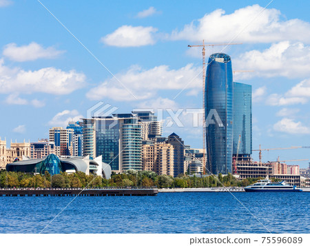 The Baky skyline view 75596089