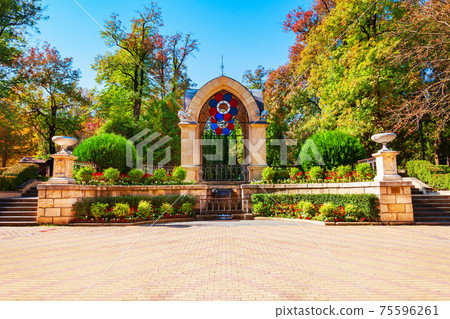 Glass pavilion in Kislovodsk National Park Glass pavilion in Kislovodsk National Park 75596261