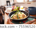 Chicken soft cream boiled restaurant Western food lunch cafe 75596520
