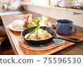 Chicken soft cream boiled restaurant Western food lunch cafe 75596530