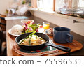 Chicken soft cream boiled restaurant Western food lunch cafe 75596531