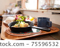 Chicken soft cream boiled restaurant Western food lunch cafe 75596532