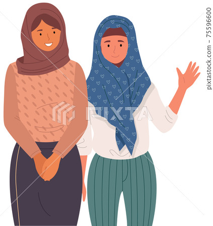 People greeting gesture. Different nations representatives waving hand saying hello People greeting gesture. Different nations representatives waving hand saying hello 75596600