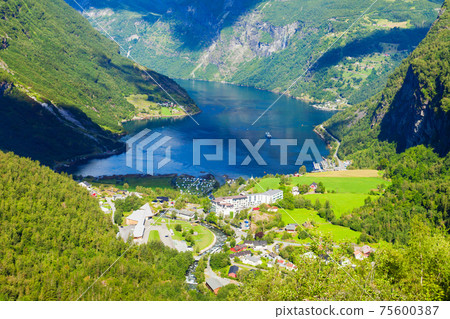Geiranger at Geirangerfjord, Norway Geiranger at Geirangerfjord, Norway 75600387