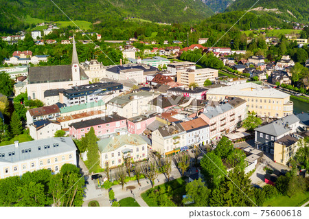 Bad Ischl aerial view 75600618