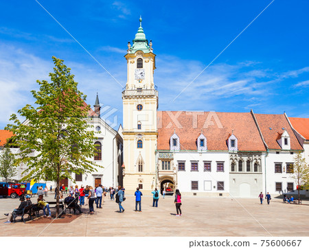 Bratislava Old Town Hall Square Bratislava Old Town Hall Square 75600667