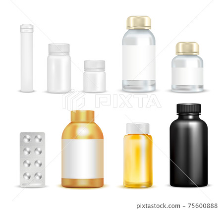 Medication Vitamins Packaging Set Medication Vitamins Packaging Set 75600888