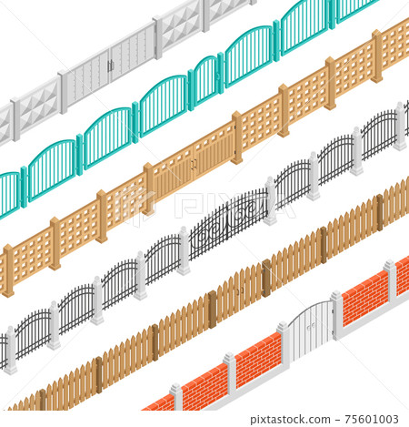 Fences And Gate Isometric Elements 75601003