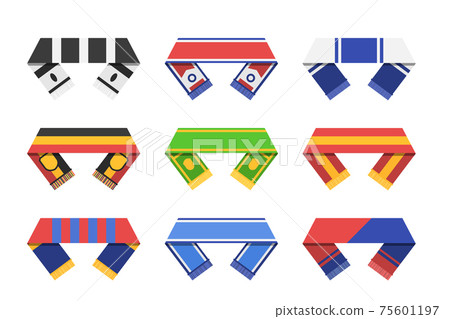 Different football soccer support team fan scarf set Different football soccer support team fan scarf set 75601197