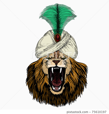 lion head hat