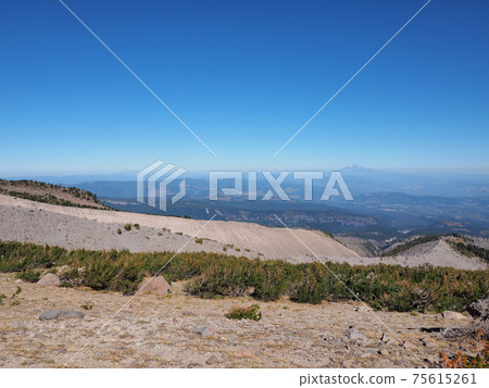 Mount Jefferson and Mount Rainier, Oregon. Mount Jefferson and Mount Rainier, Oregon. 75615261