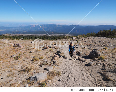 Mount Jefferson and Mount Rainier, Oregon. Mount Jefferson and Mount Rainier, Oregon. 75615263