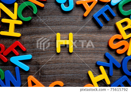 H alphabet H alphabet 75615792