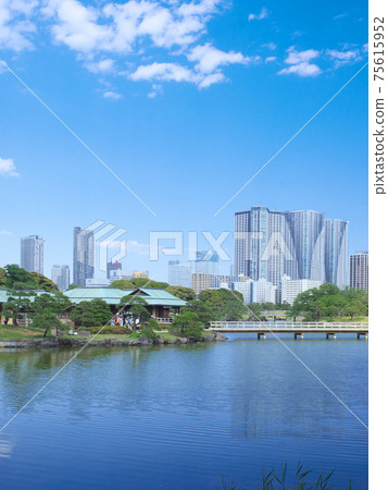[Tokyo, June 2017] Hamarikyu Garden Cityscape 75615952