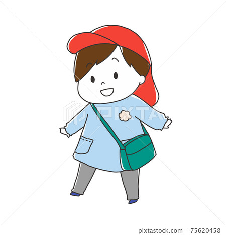 幼兒園男孩穿煙霧 75620458