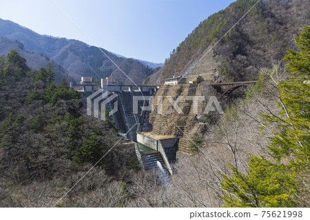 山梨縣深城大壩2月初春 75621998