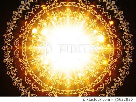 Circular pattern and glitter background Circular pattern and glitter background 75622950