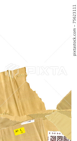 A piece of cardboard, rough paper 75623111