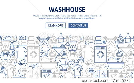 Washhouse Banner Design Washhouse Banner Design 75625771