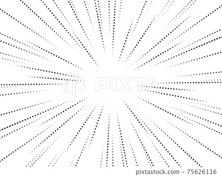 Concentrated line vector material - Stock Illustration [75626116] - PIXTA