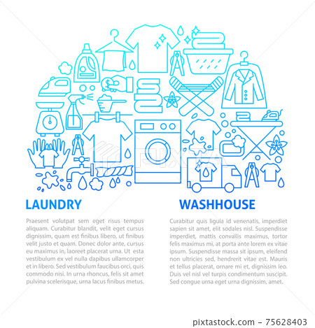 Laundry Washhouse Line Template Laundry Washhouse Line Template 75628403