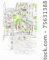 European streets .. Montmartre alleys 75631388