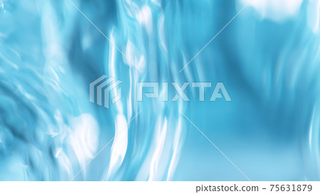 Water splashes on blue background 75631879