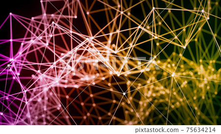 Colorful network image Colorful network image 75634214