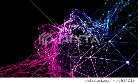 Colorful network image Colorful network image 75634219