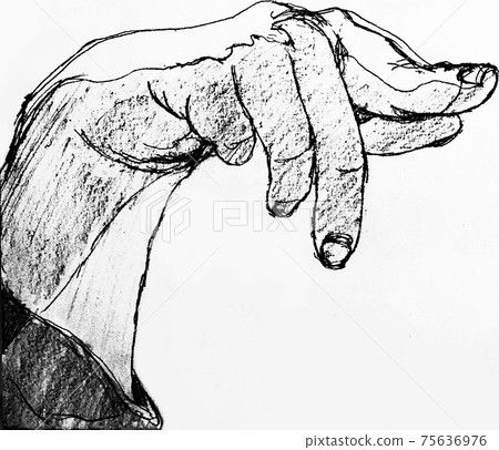 Right hand croquis 75636976