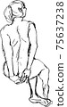 Nude croquis 75637238