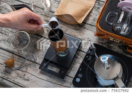 Coffee hand drip set coffee grinder weigh 75637992