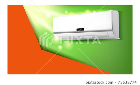 Air Conditioner Repair Service Promo Poster Vector Air Conditioner Repair Service Promo Poster Vector 75638774