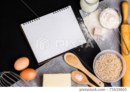 Food ingredients on the table Food ingredients on the table 75639605