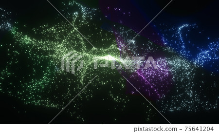 Abstract particle technology image material Abstract particle technology image material 75641204