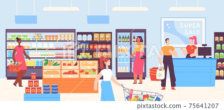 shengjia supermarket clipart