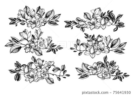 Flowers compositions witn branches Flowers compositions witn branches 75641930