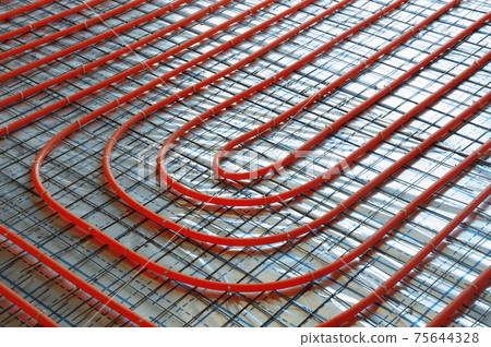 Warm floor. The laying process Warm floor. The laying process 75644328