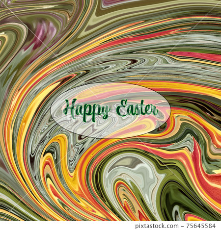 Color vector bright abstract liquid background, frame design element for easter Color vector bright abstract liquid background, frame design element for easter 75645584