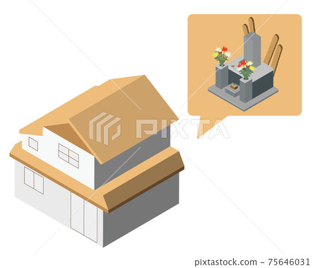 墓穴,兩層樓等距 墓穴,兩層樓等距 75646031